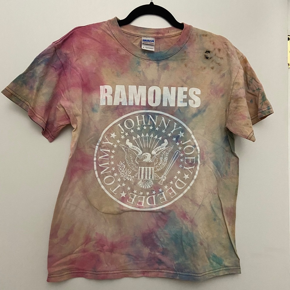 VINTAGE unique Ramones band t shirt